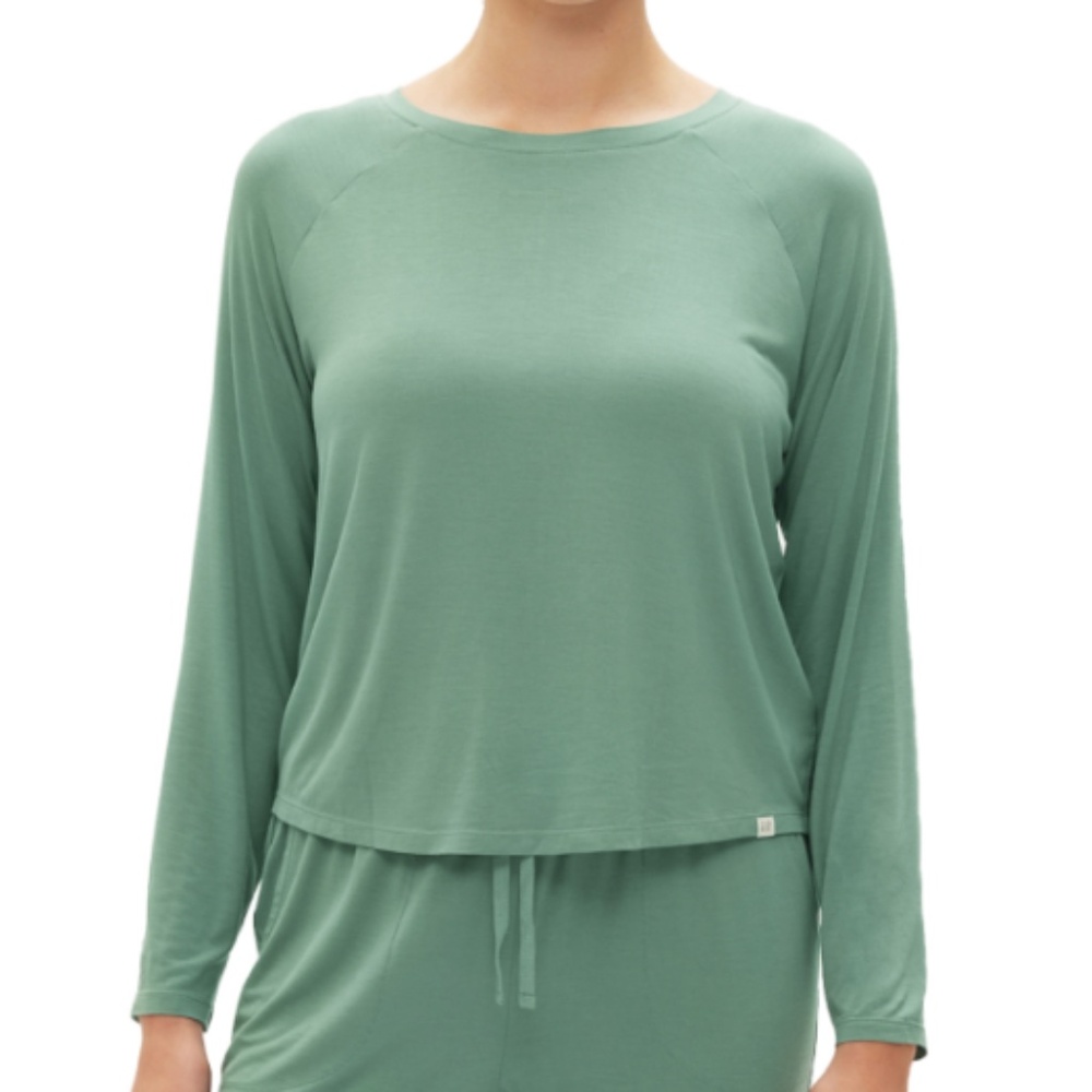 Gap GapBody Women S Long-Sleeve Crewneck Pajama Top Medium